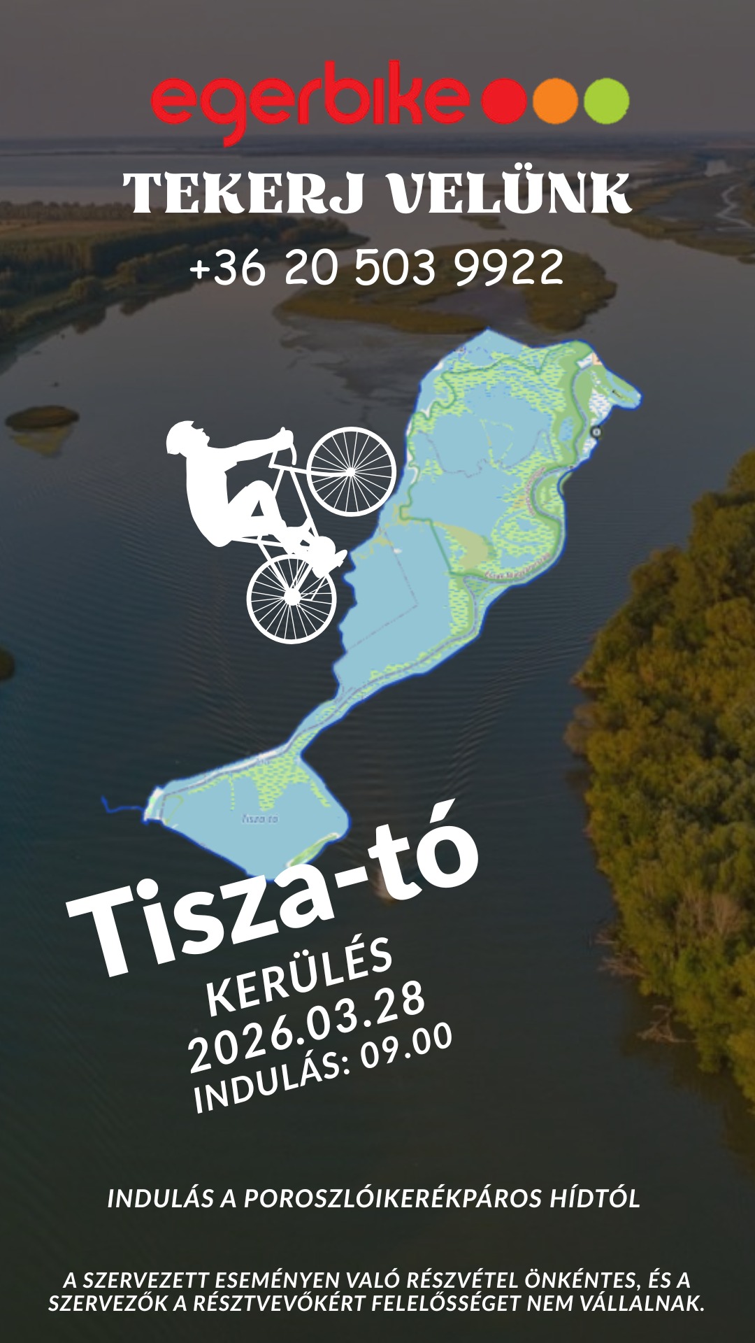Tisza-tó kerékpártúra